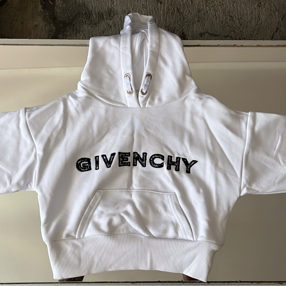 Givenchy White Sweatshirt with Black Logo